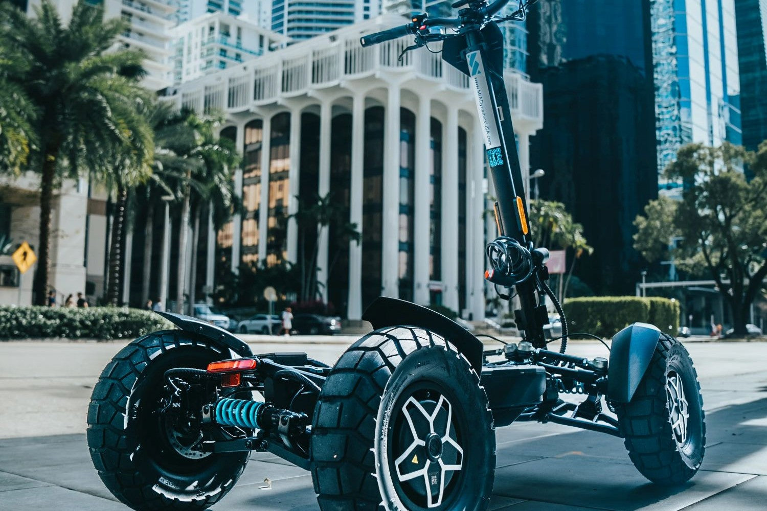 Exploring Off-Road Electric Stand up ATV : The Mia Four X4's All-Terrain Advantage