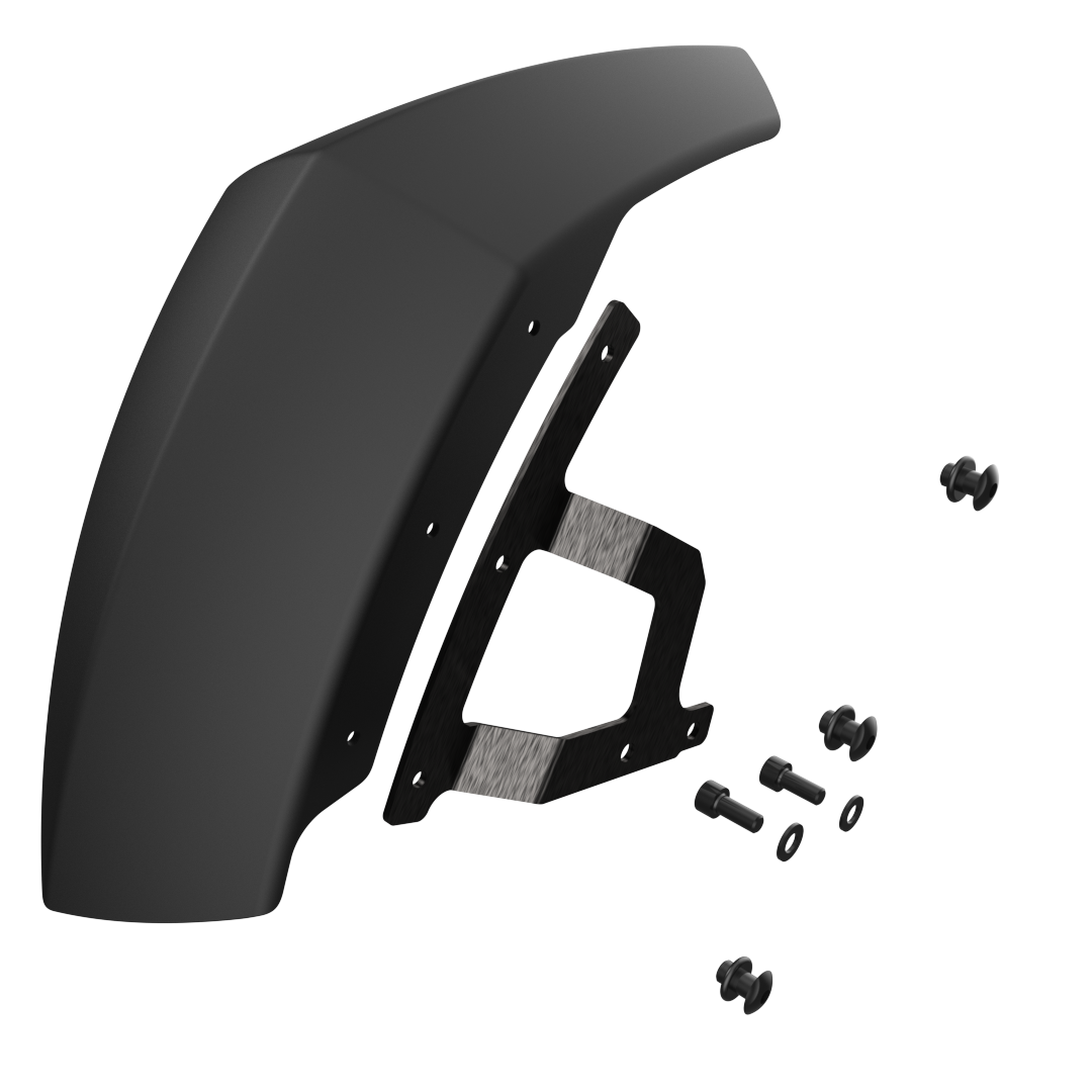 Assembled Front Fender for Electric ATV Scooter (Left)