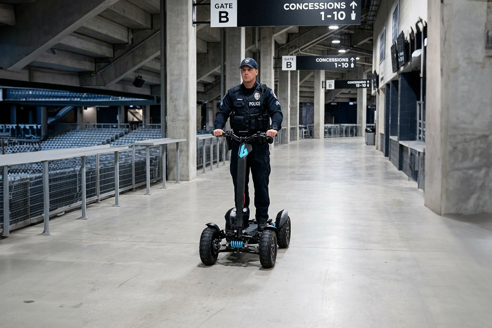 Law Enforcement Electric Scooters Improve Urban Patrol