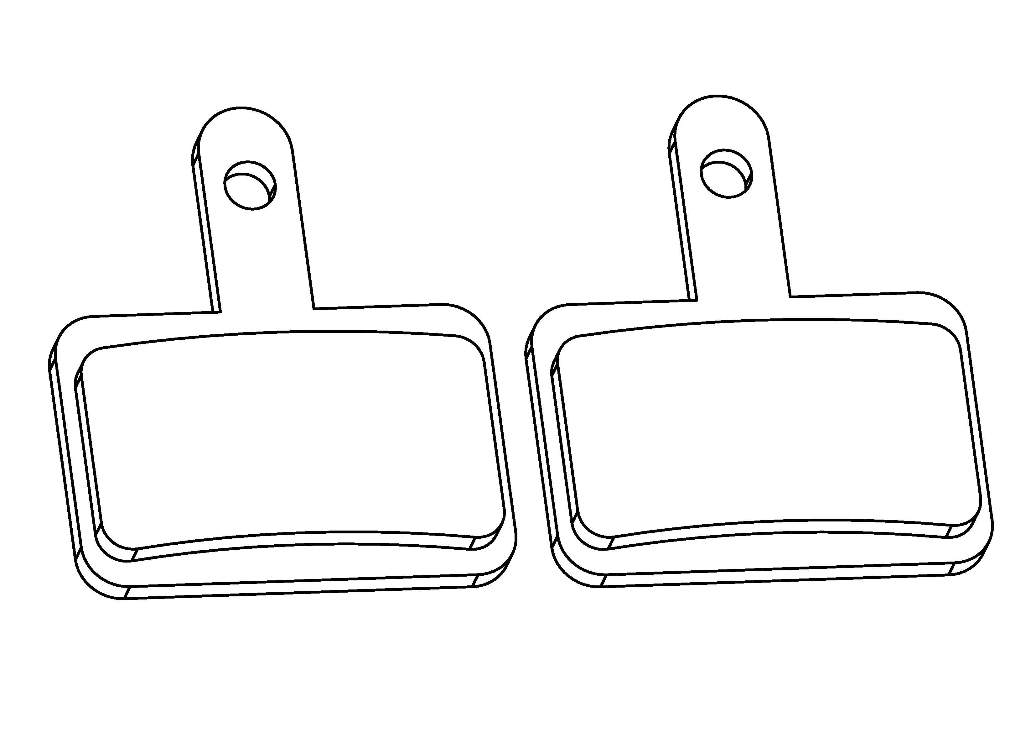 Brake pad - Set of 2 pads