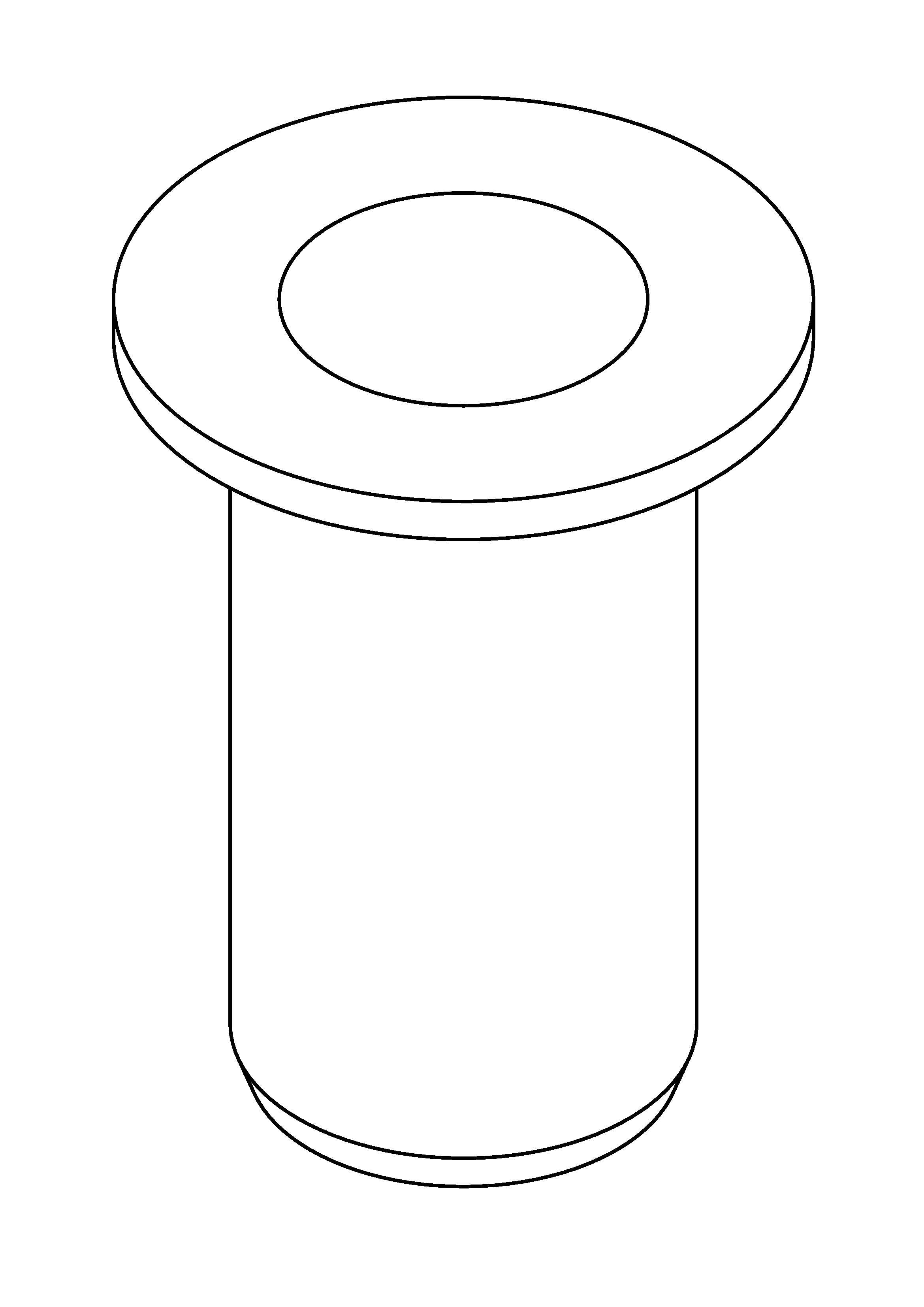 Plastic bearing JFM-0810-20P