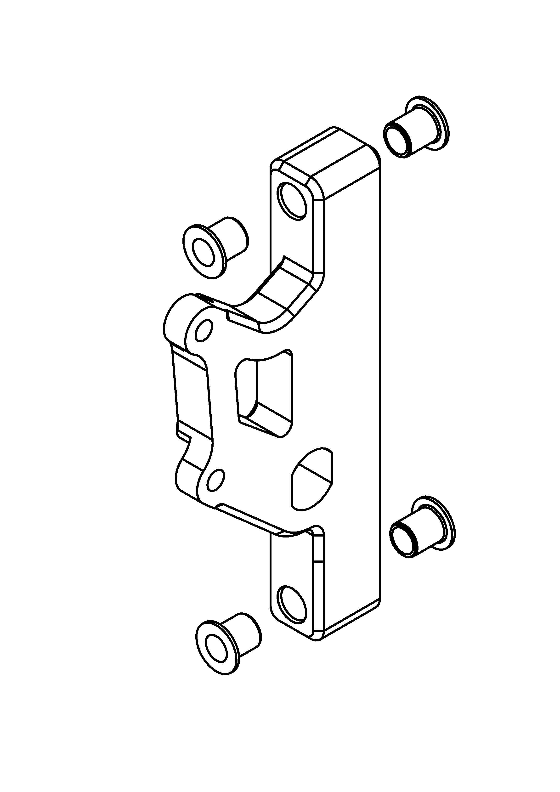 Assembled Rear arm - Right