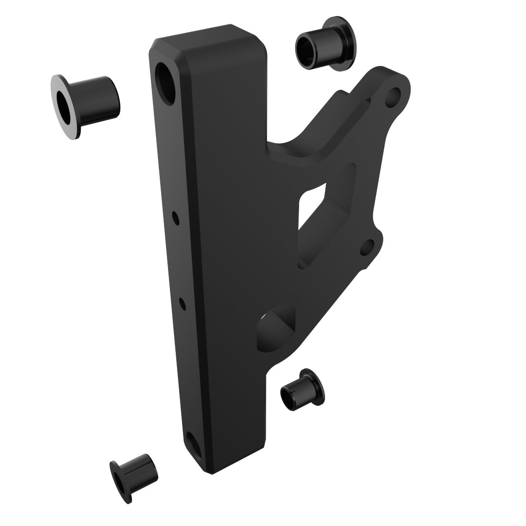 Assembled Rear arm - Left