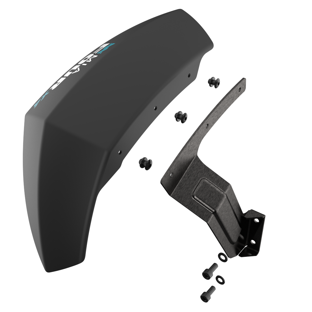 Assembled Rear fender - Right